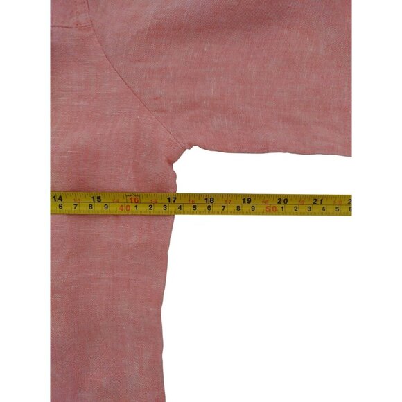 Jones New York Pink Linen Jacket Pockets Made Of European Grown Flax Womens S. - Picture 7 of 8